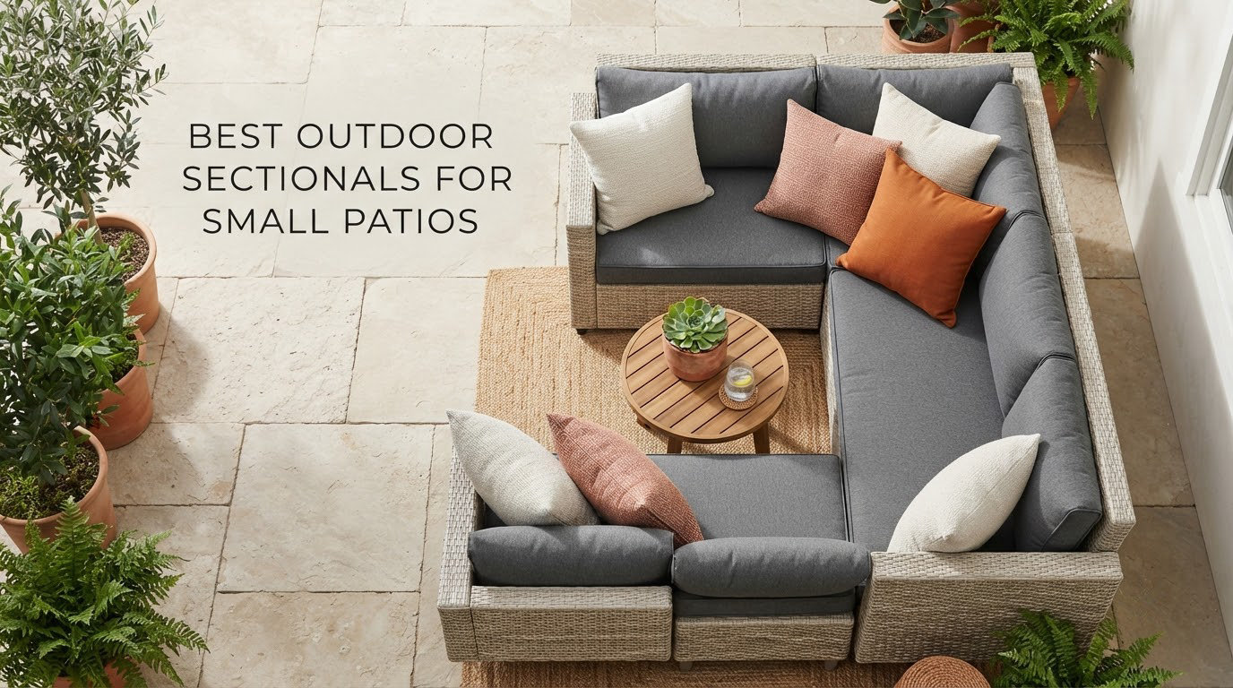 best outdoor sectionals for small patios