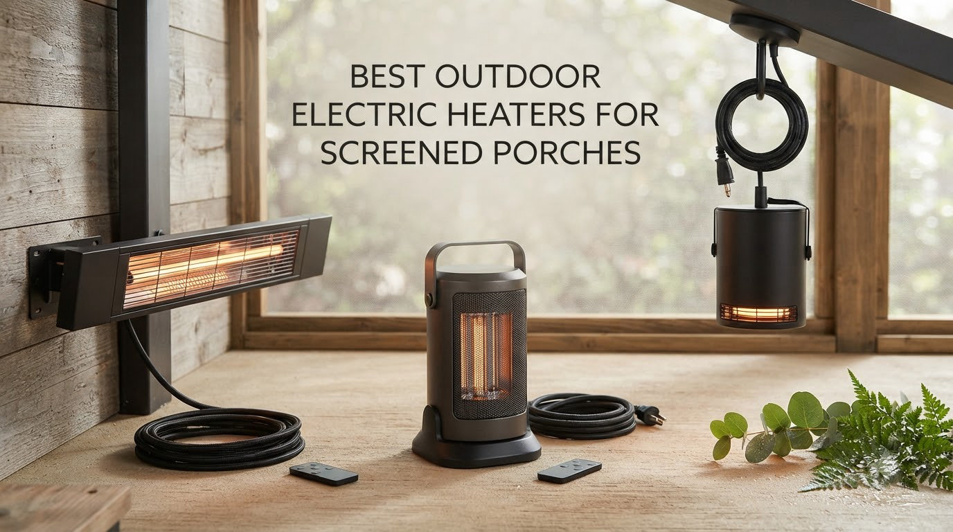 best outdoor electric heaters for screened porches