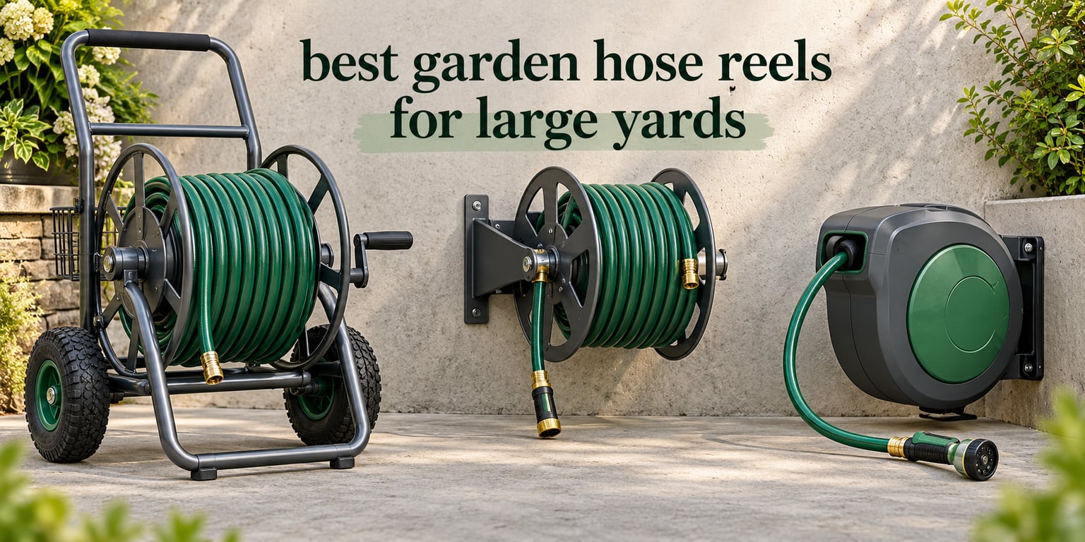 best garden hose reels for large yards