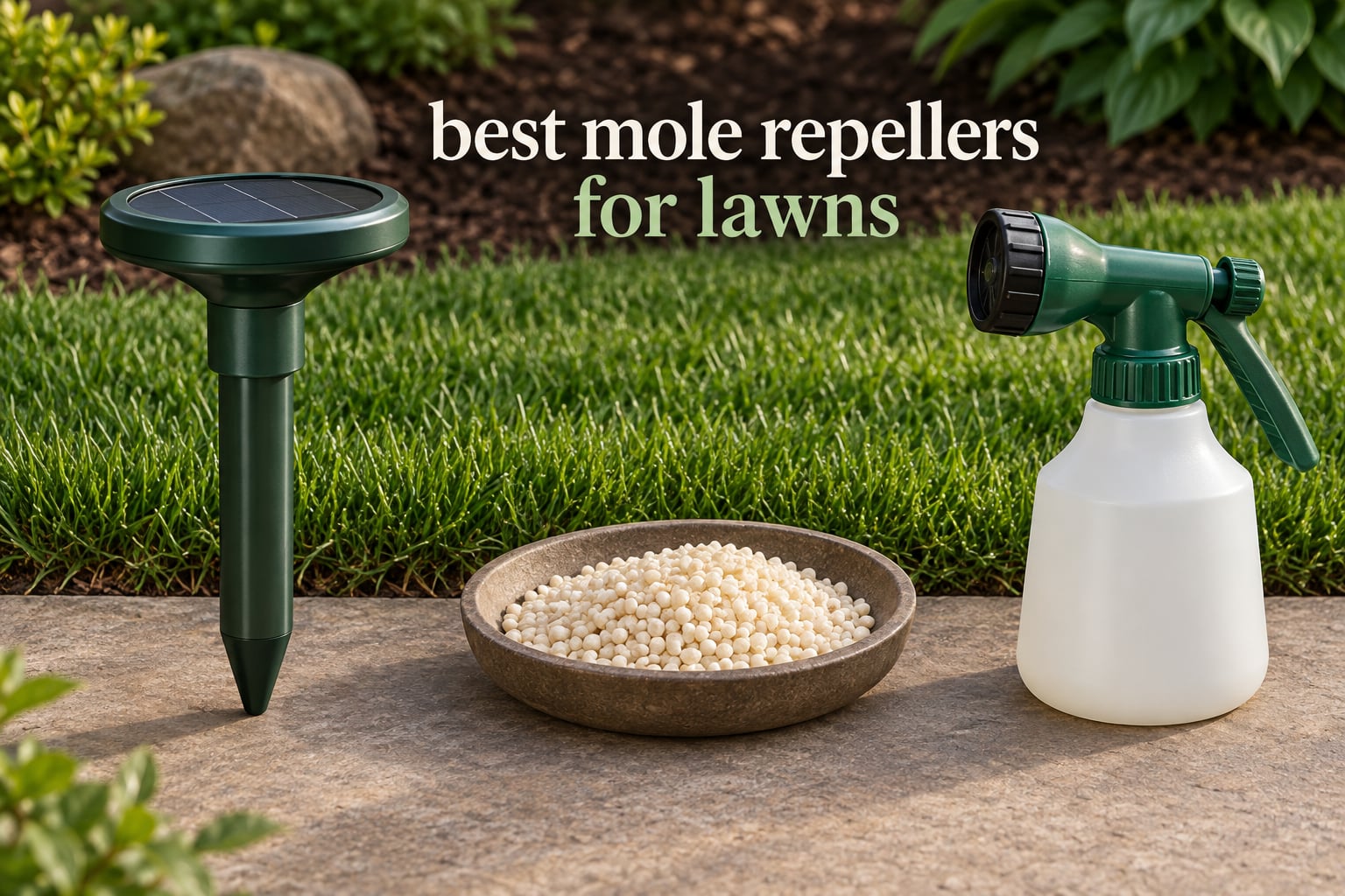 best mole repellers for lawns