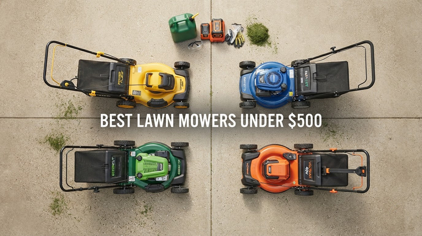 best lawn mowers under $500