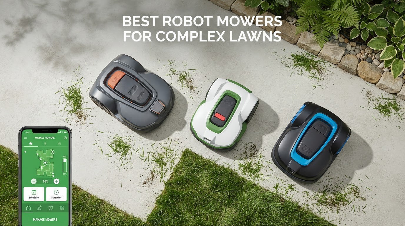 best robot mowers for complex lawns