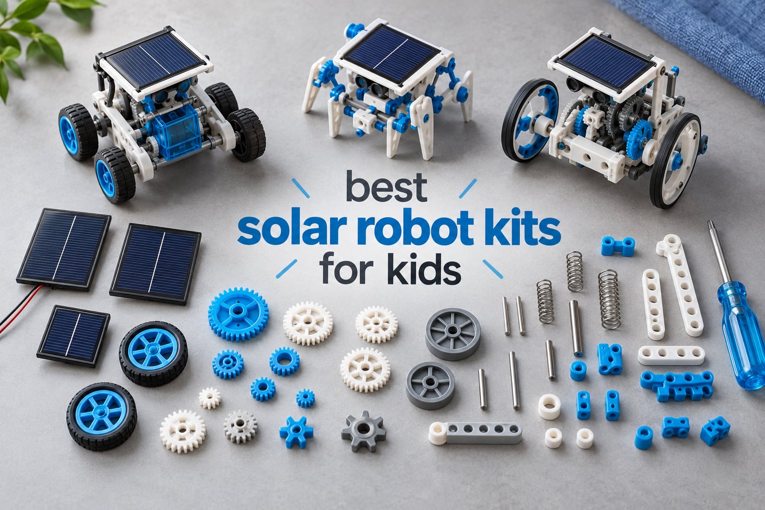 best solar robot kits for kids