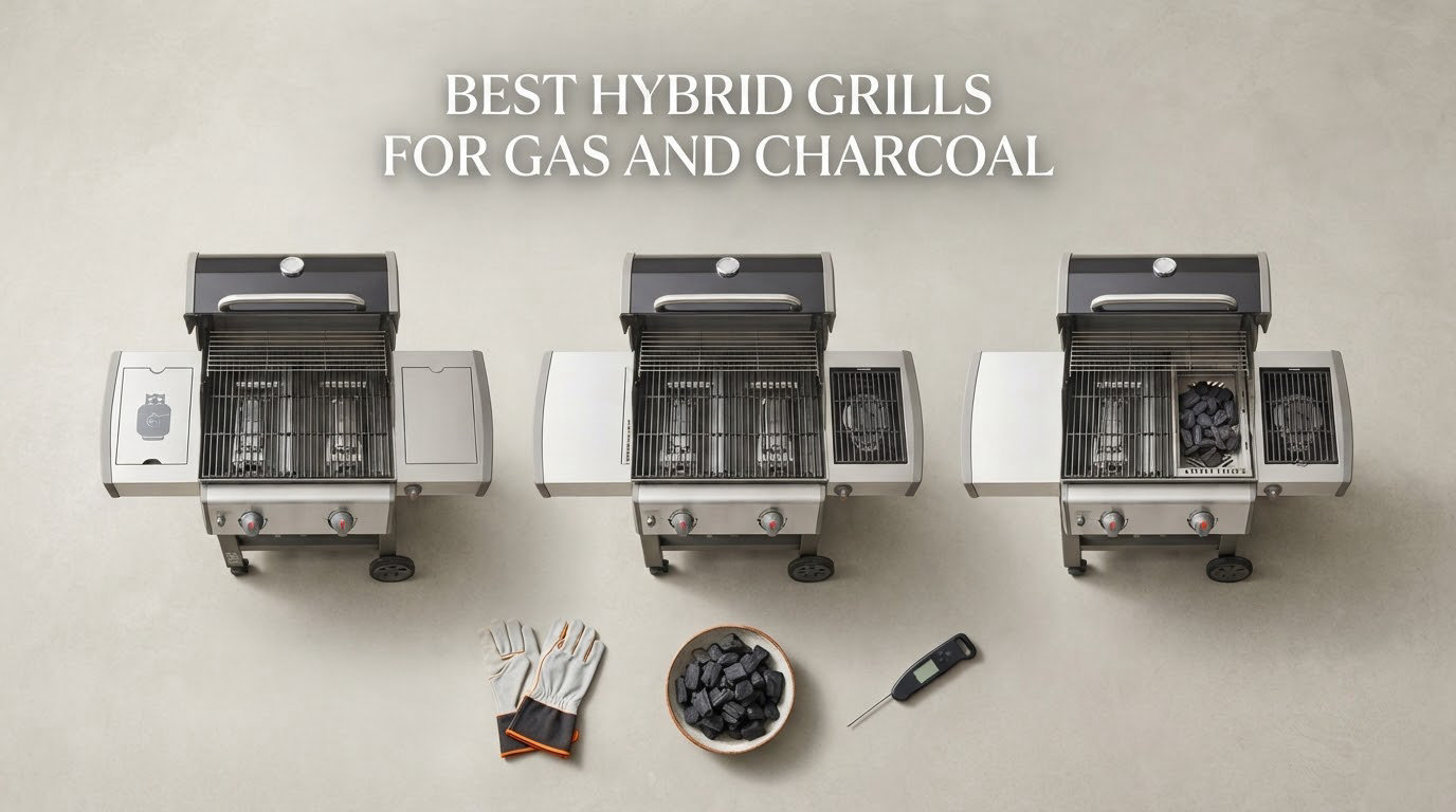 best hybrid grills for gas and charcoal