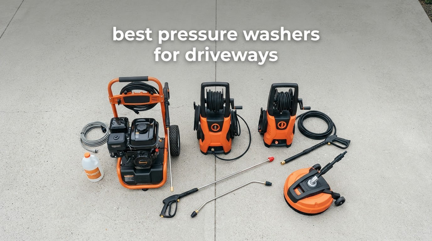 best pressure washers for driveways