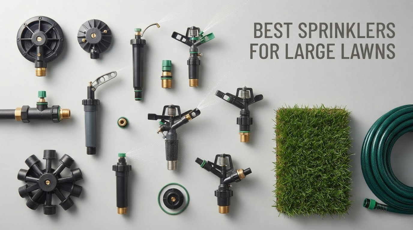 best sprinklers for large lawns