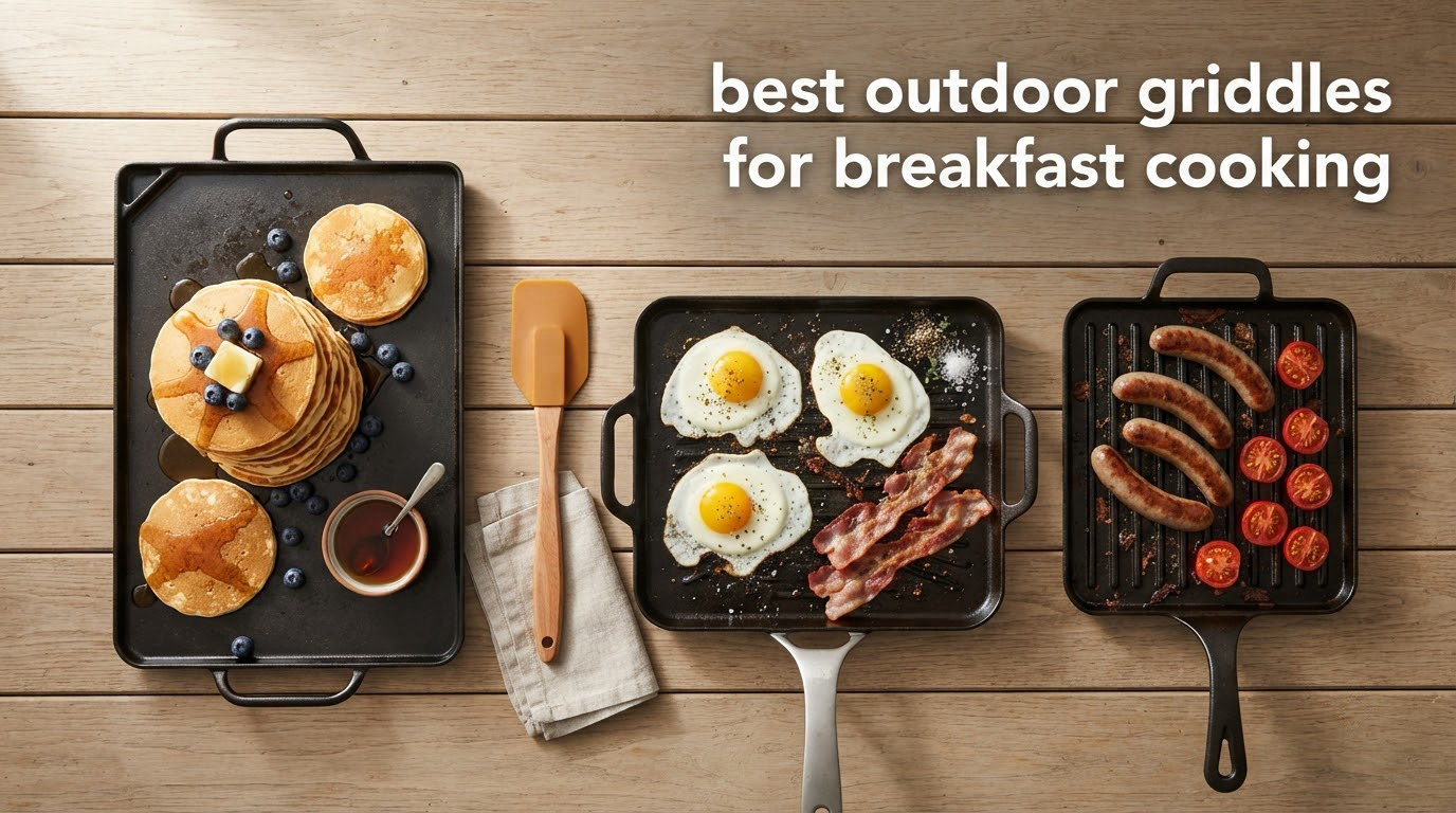 best outdoor griddles for breakfast cooking
