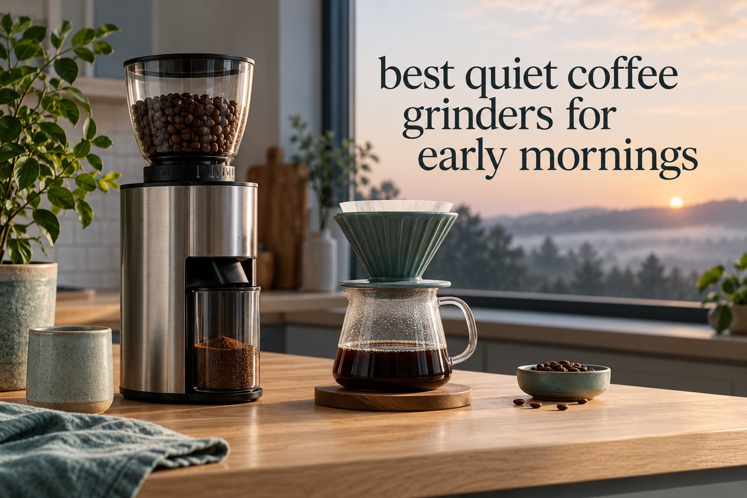 best quiet coffee grinders for early mornings
