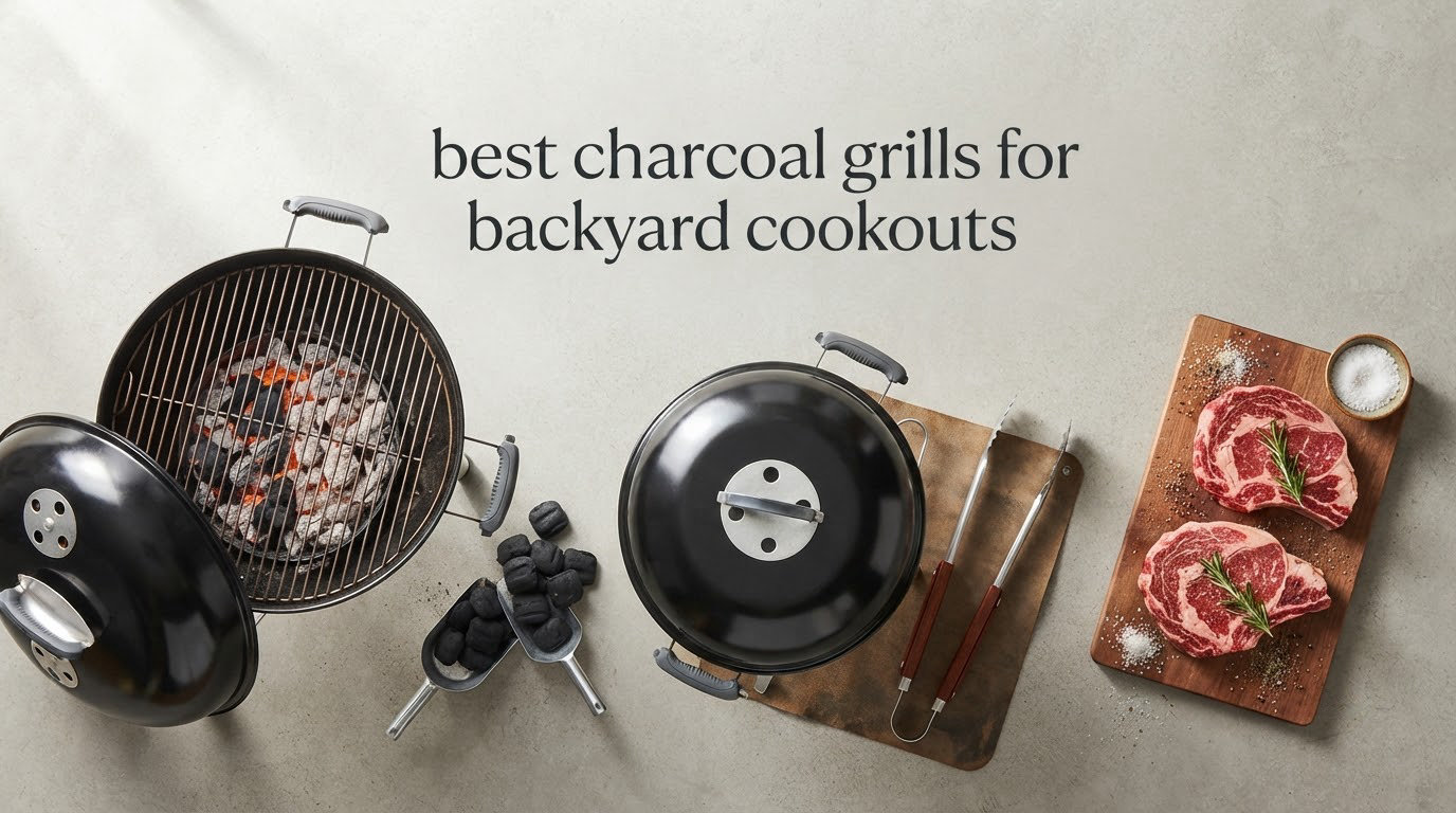 best charcoal grills for backyard cookouts