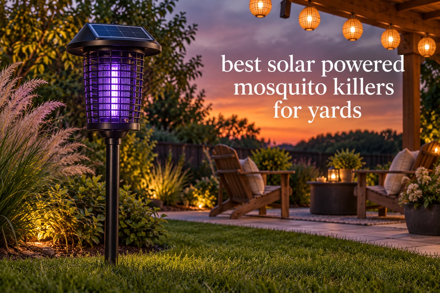 best solar powered mosquito killers for yards