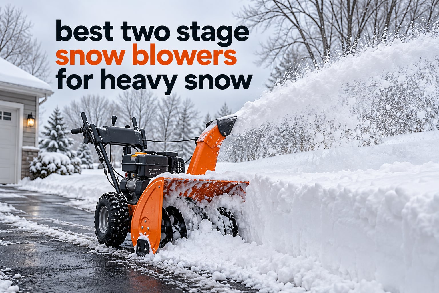 best two stage snow blowers for heavy snow