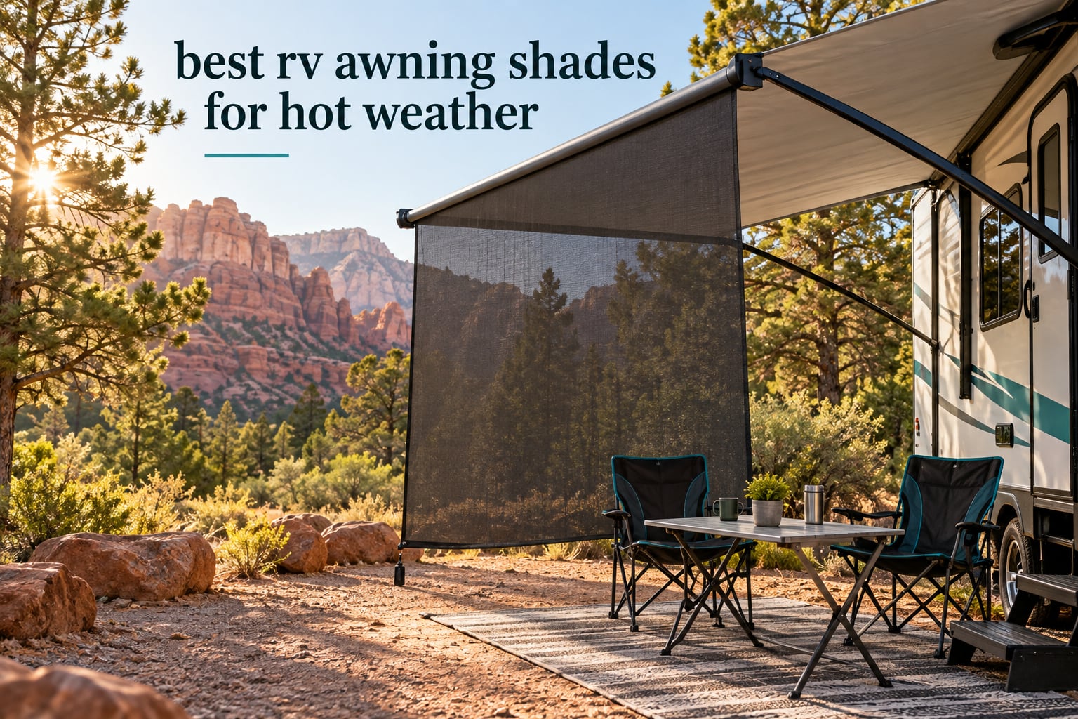 best rv awning shades for hot weather