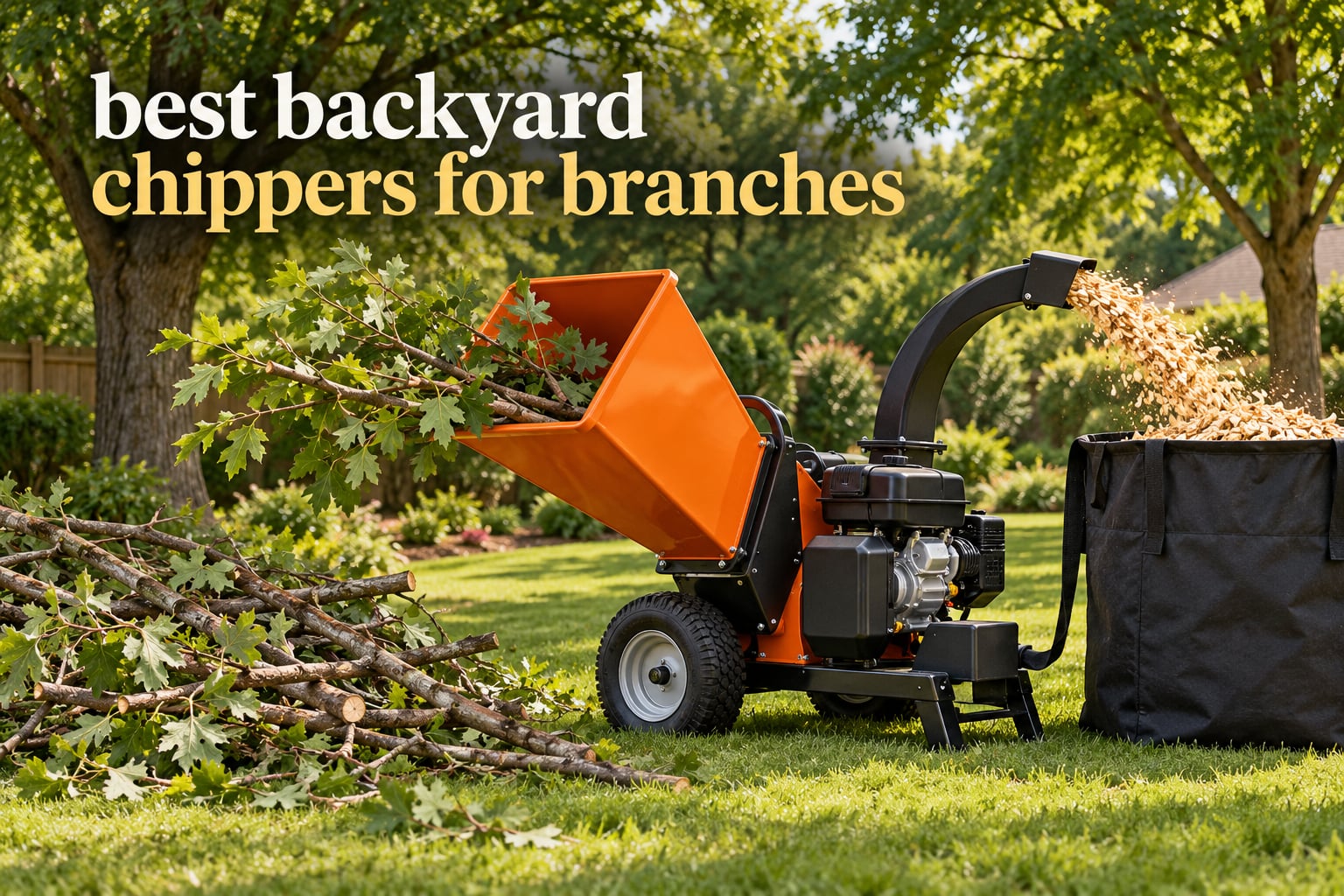 best backyard chippers for branches