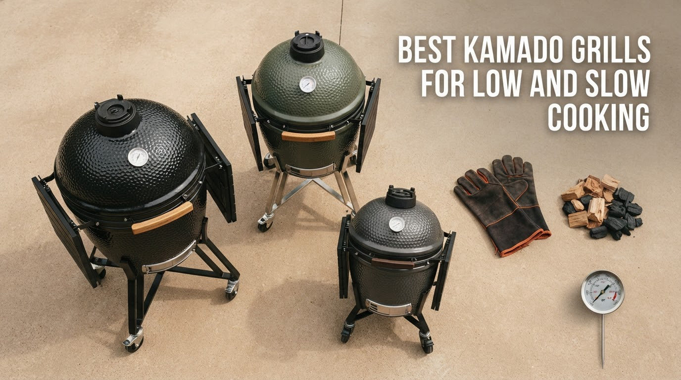 best kamado grills for low and slow cooking