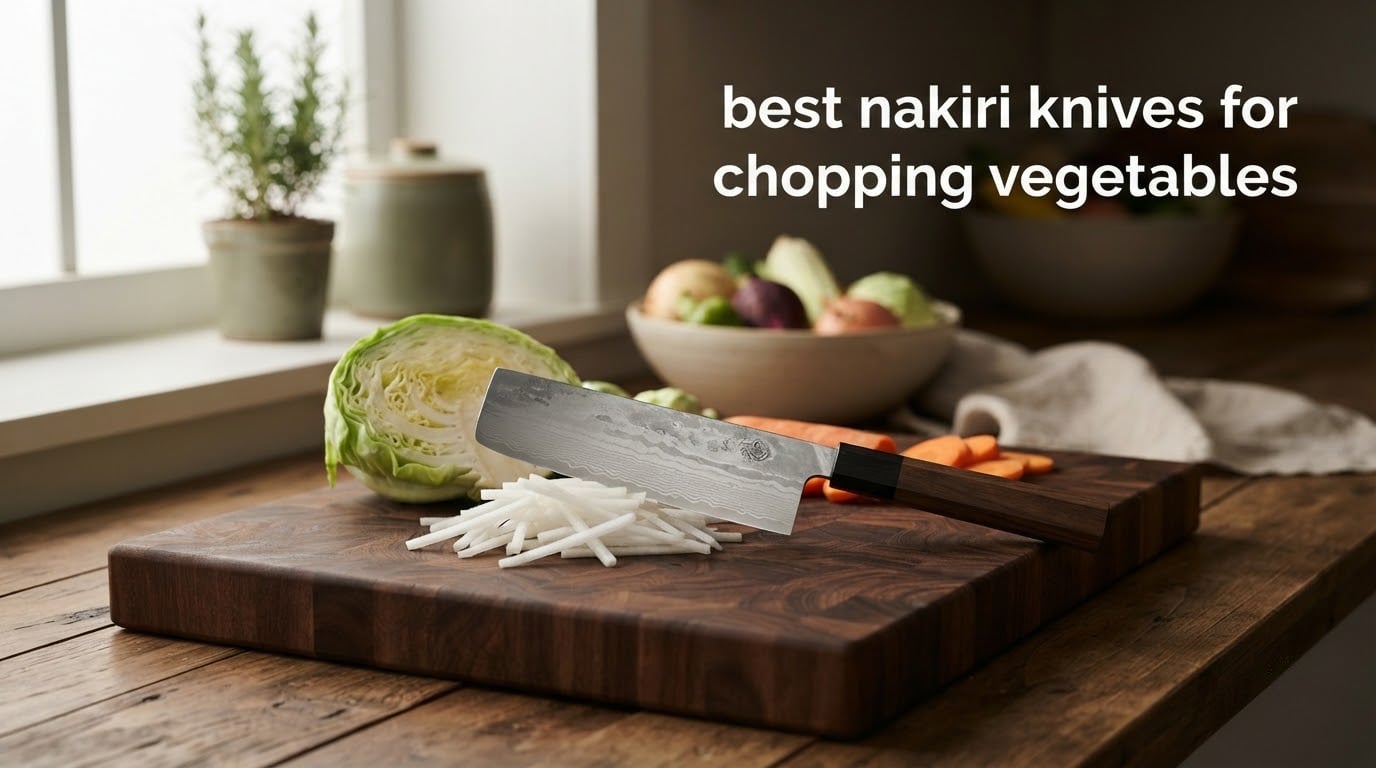 best nakiri knives for chopping vegetables